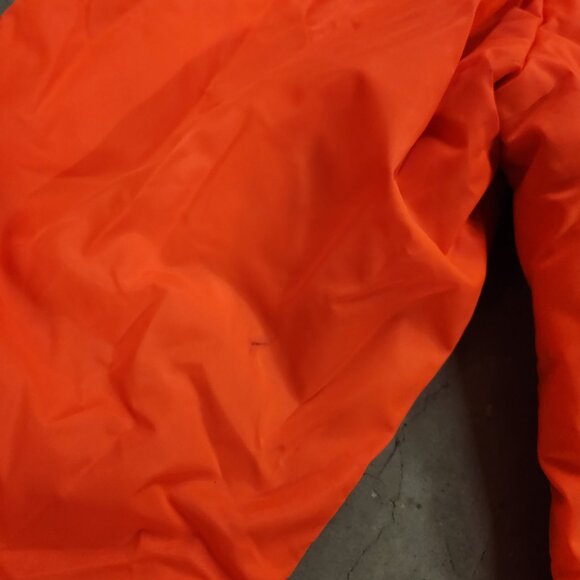 FEDEX Stan Herman Vintage Insulated Hooded Coveralls Orange Union Made XL - Picture 11 of 16